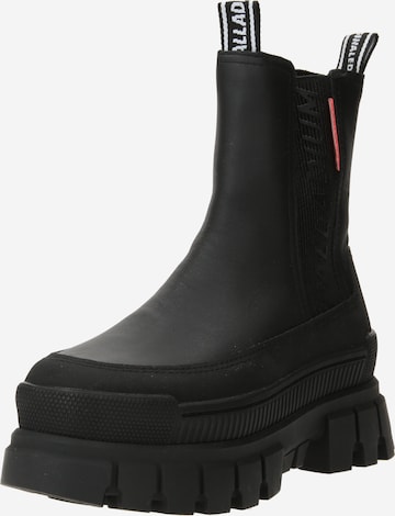 Palladium Chelsea Boots 'REVOLT' in Black: front