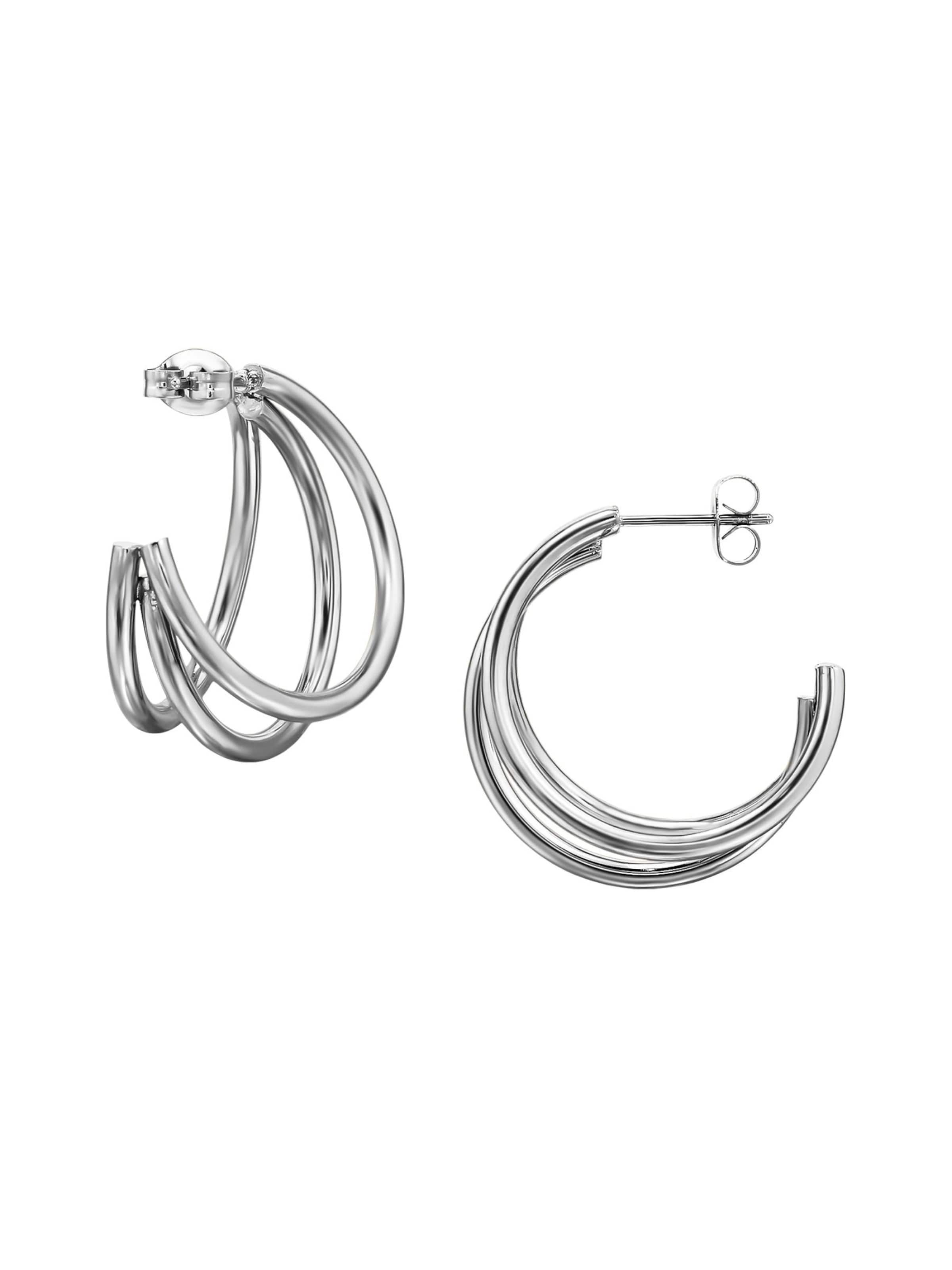 Maxte Earrings in Silver