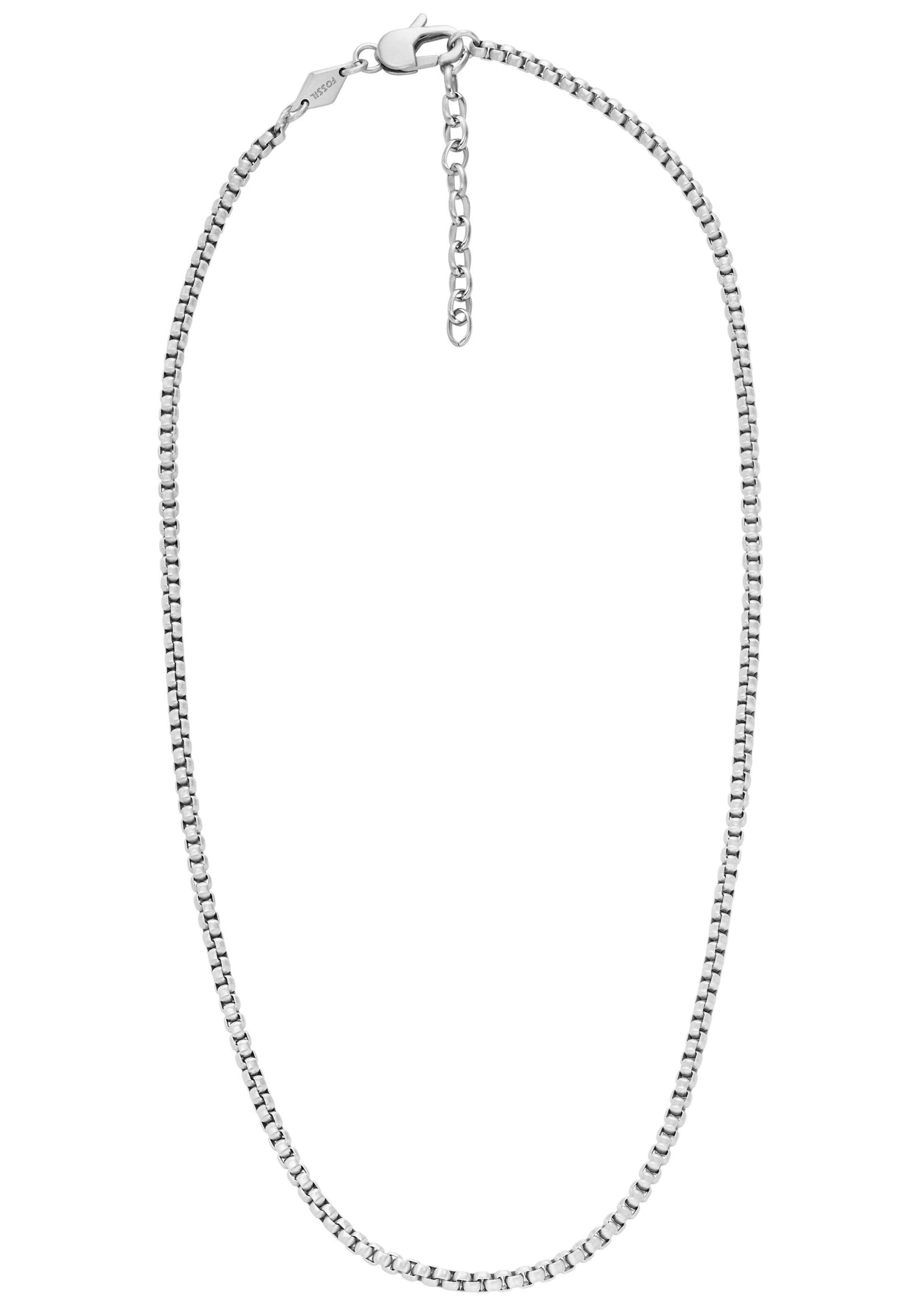 sudrabs FOSSIL Ķēdīte: no priekšpuses