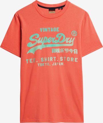 T-Shirt Superdry en orange : devant