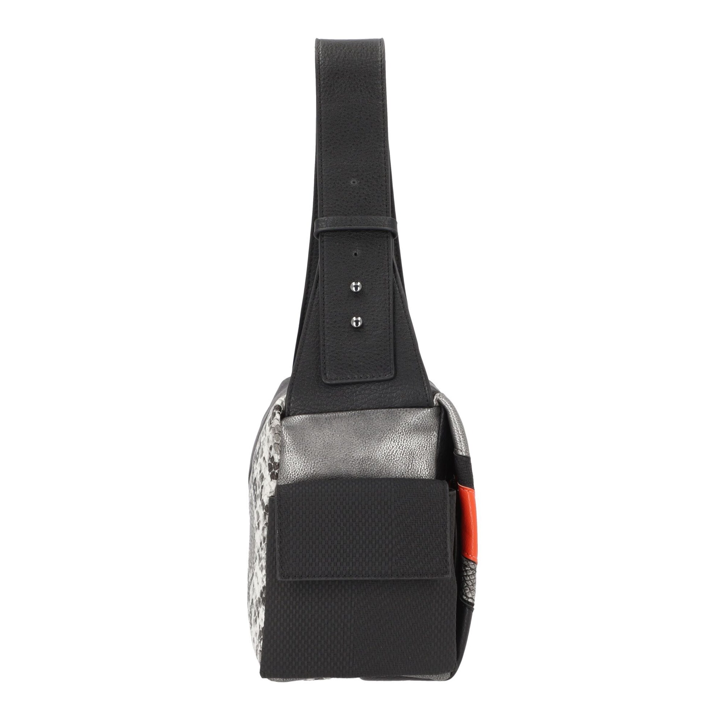 Desigual Schultertasche in Schwarz