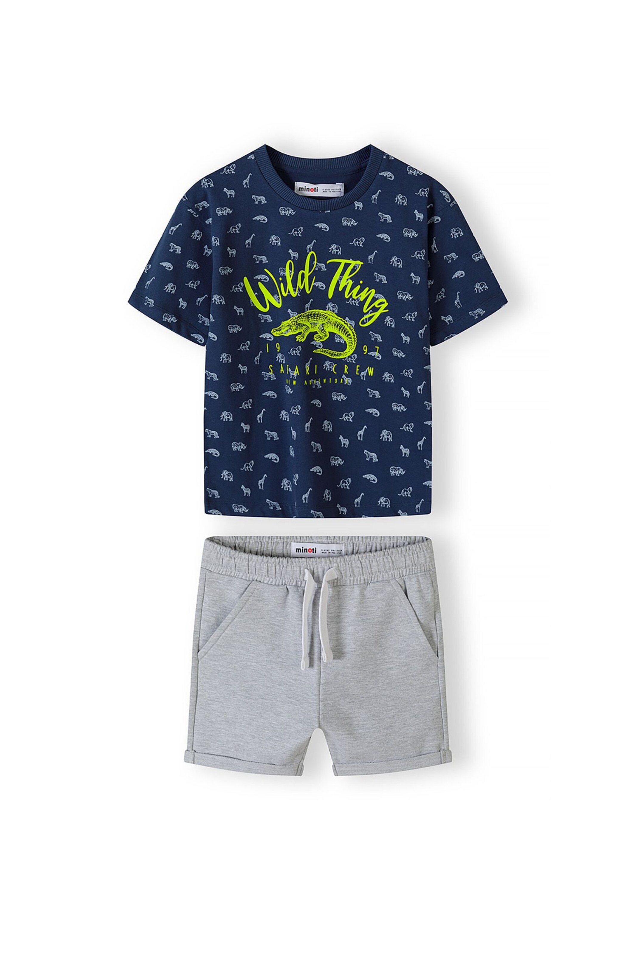 Set MINOTI en bleu : devant