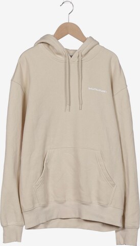 H&M Sweatshirt & Zip-Up Hoodie in S in White: front