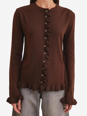 MixRay Strickjacke 'Strickjacken'‌‌‌‌‌ in Braun