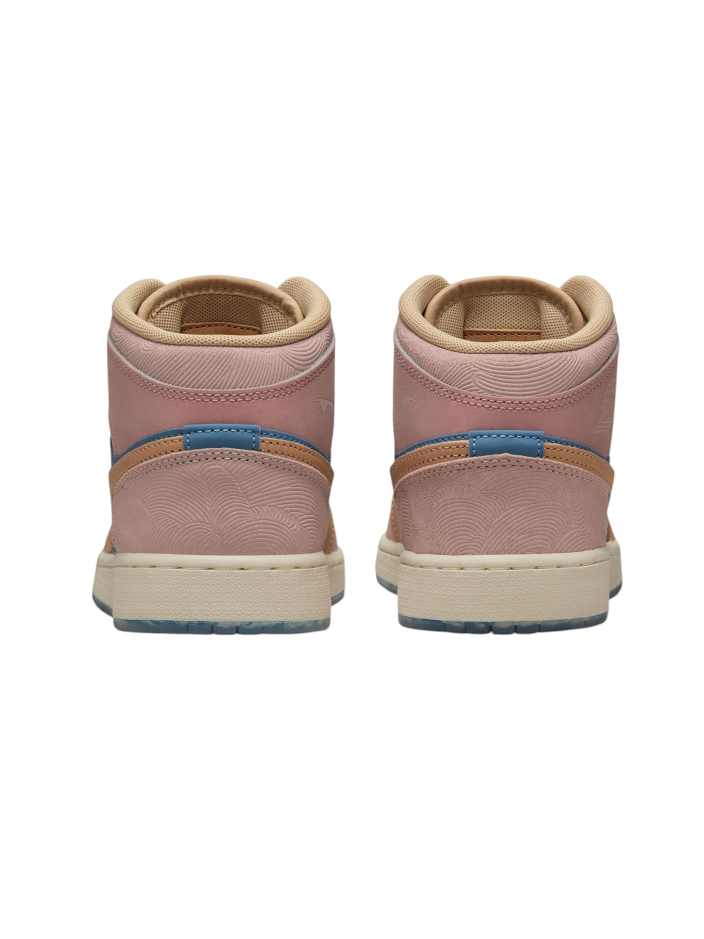 Jordan Sneaker 'AIR JORDAN 1 MID SS BG' in Pink