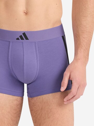 ADIDAS SPORTSWEAR Boxershorts ' Active Flex Cotton 3 Stripes ' in Lila