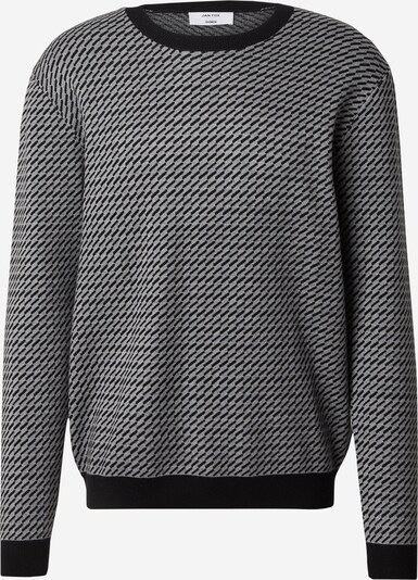 DAN FOX APPAREL Pull-over 'Devin' en gris / noir, Vue avec produit