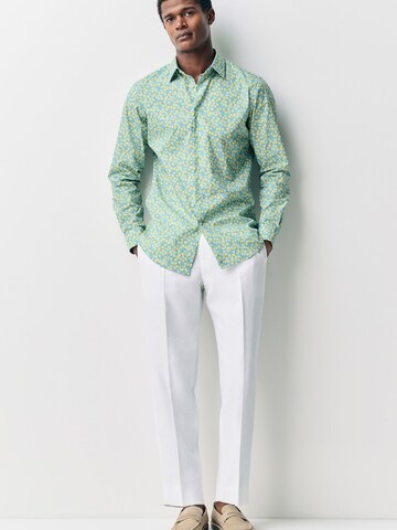 Next Slim fit Button Up Shirt in Blue