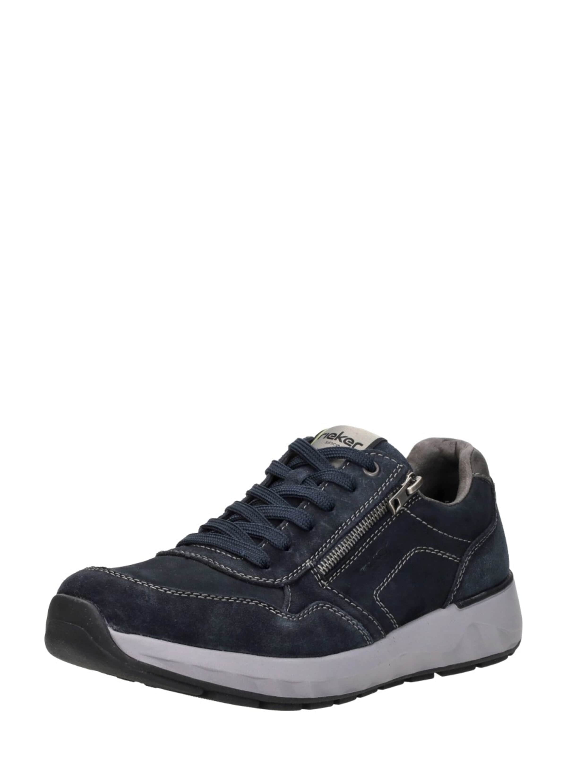 Rieker Sportieve veterschoen 'Veterschoenen Laag' in Blauw: voorkant