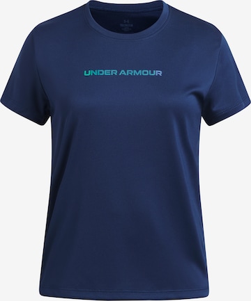UNDER ARMOUR Performance Shirt ' Branded' in Blue: front