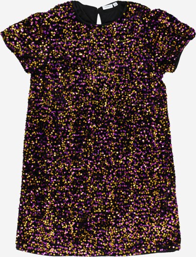 NAME IT Šaty 'Runica' - zlatá / purpurová / černá, Produkt
