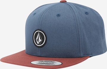 Volcom - Boné 'Quarter Twill' em azul: frente