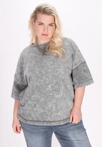 myMo ROCKS - Camisa em cinzento: frente