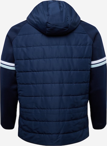 Jack & Jones Plus Between-Season Jacket 'LOGAN' in Blue