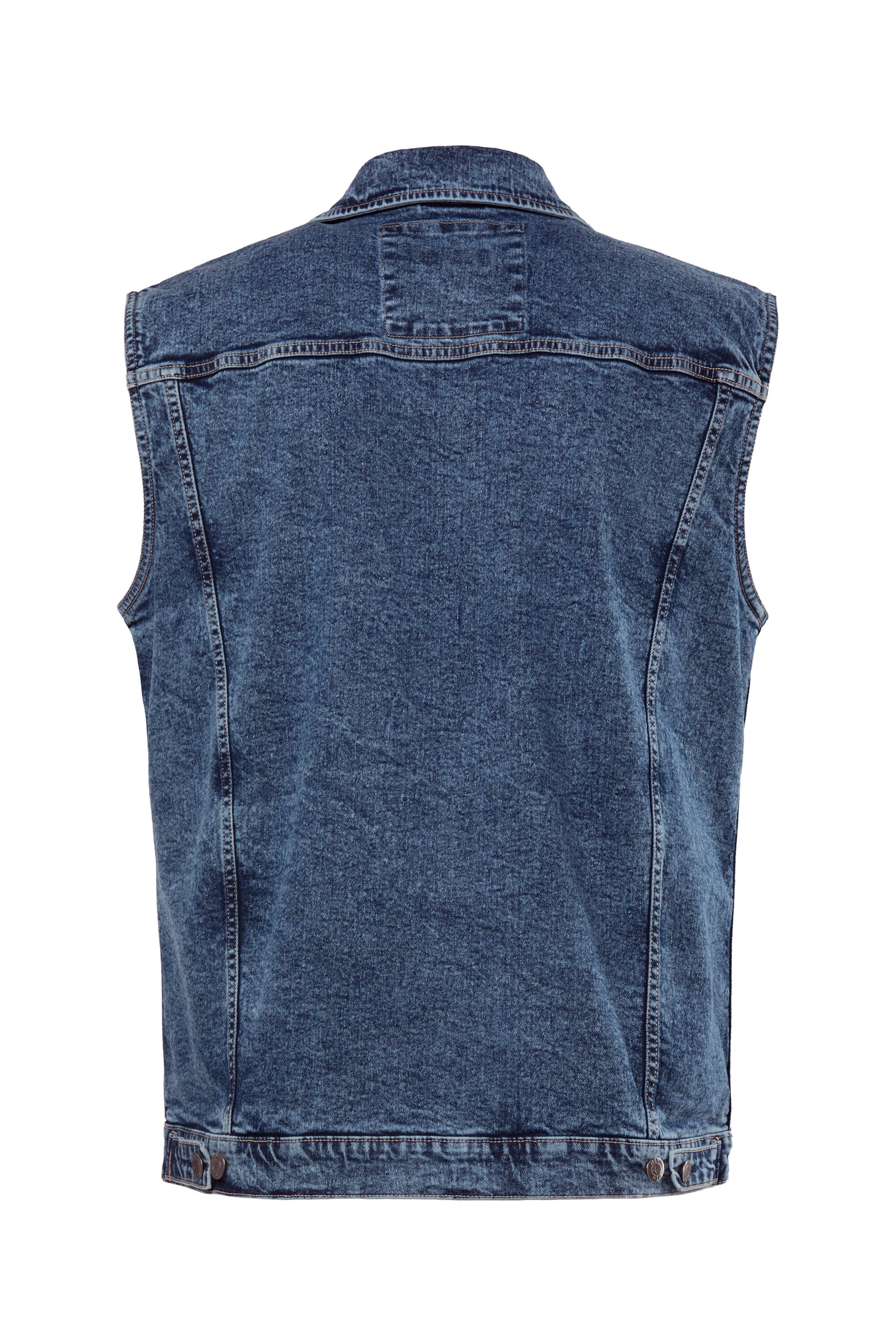 Men Plus Vest in Blue