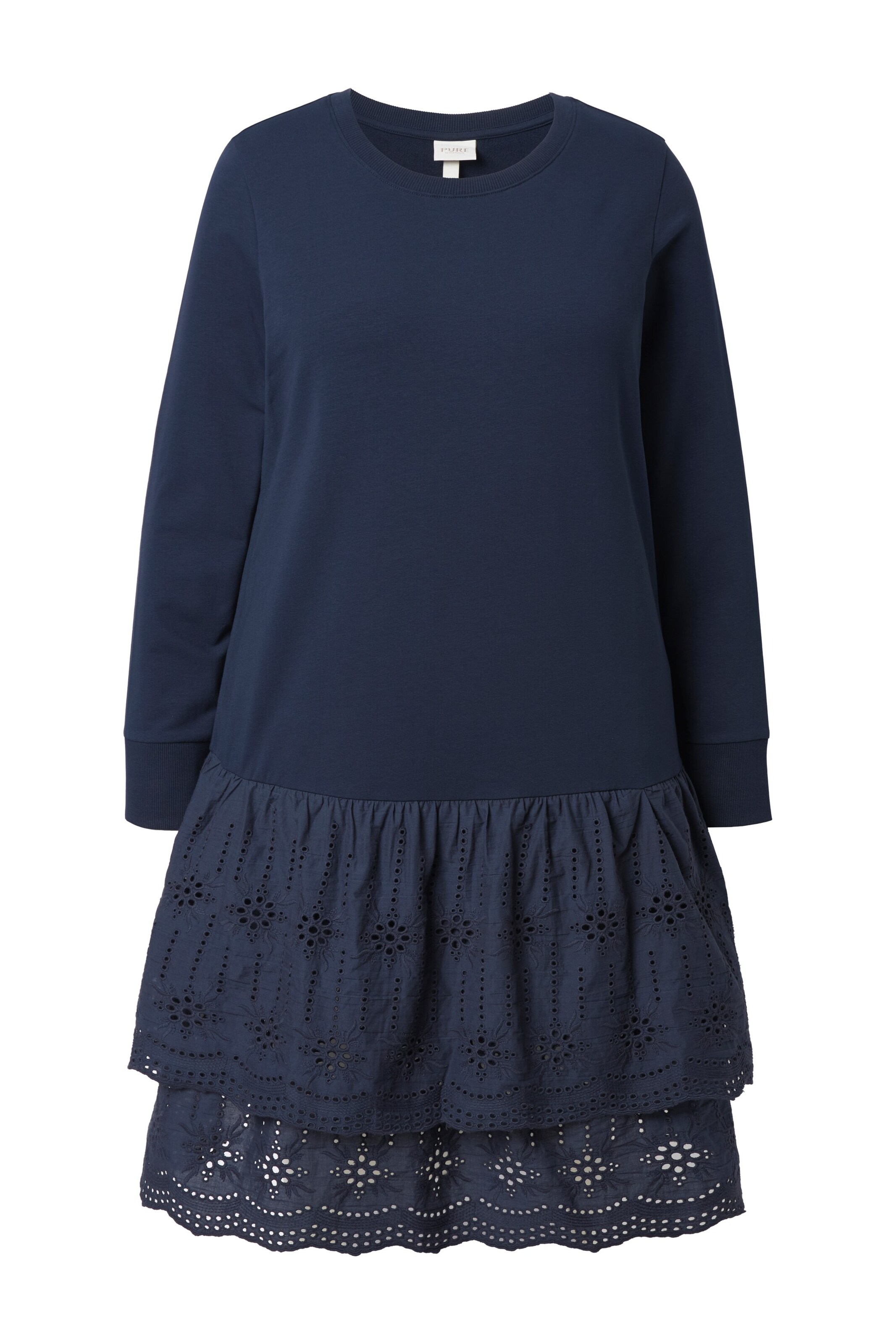 Ulla Popken Kleid in Blau: Vorderseite