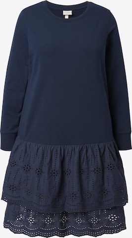 Robe Ulla Popken en bleu : devant