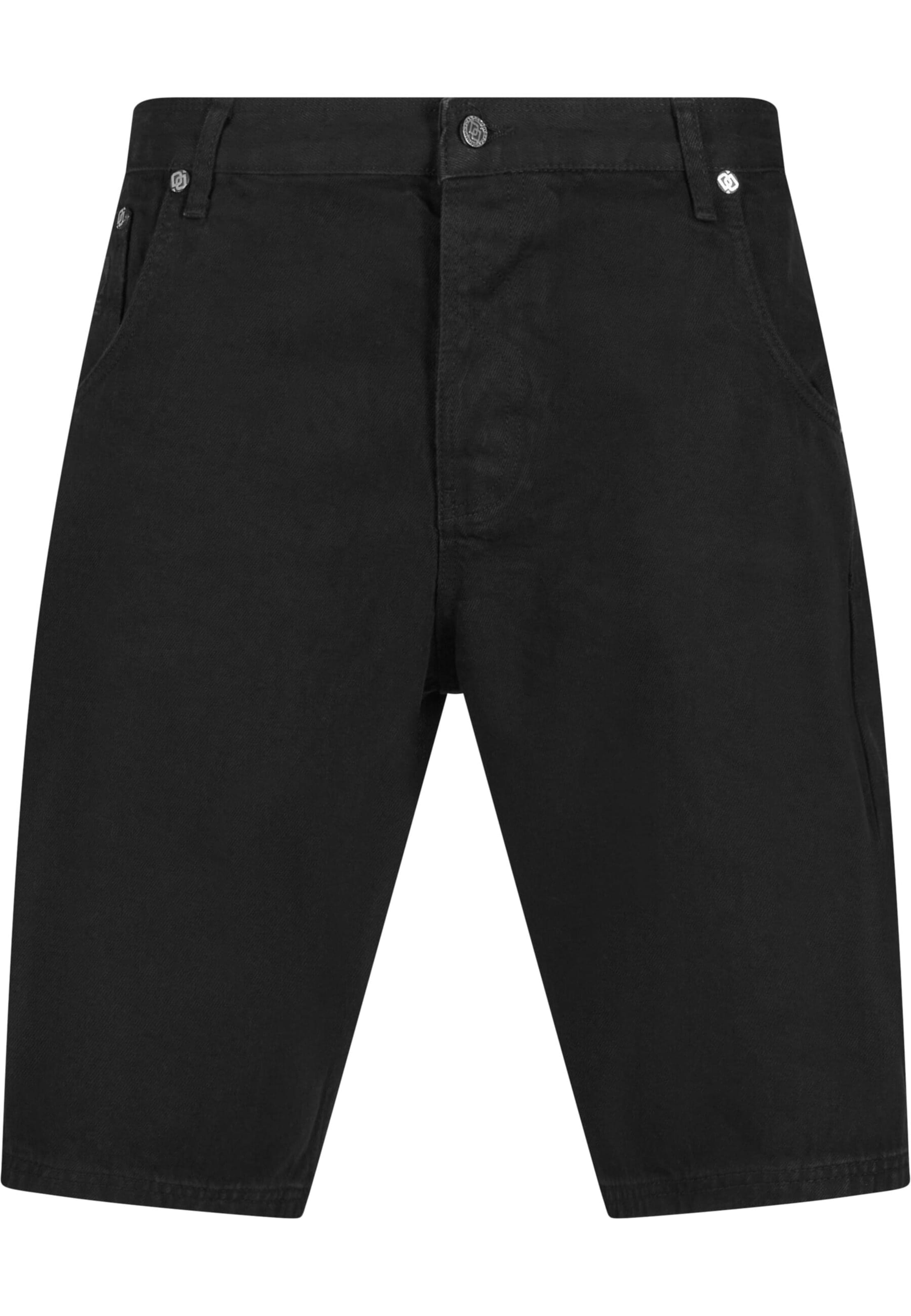 Dangerous DNGRS Štandardný strih Džínsy 'Crush' - Čierna: predná strana