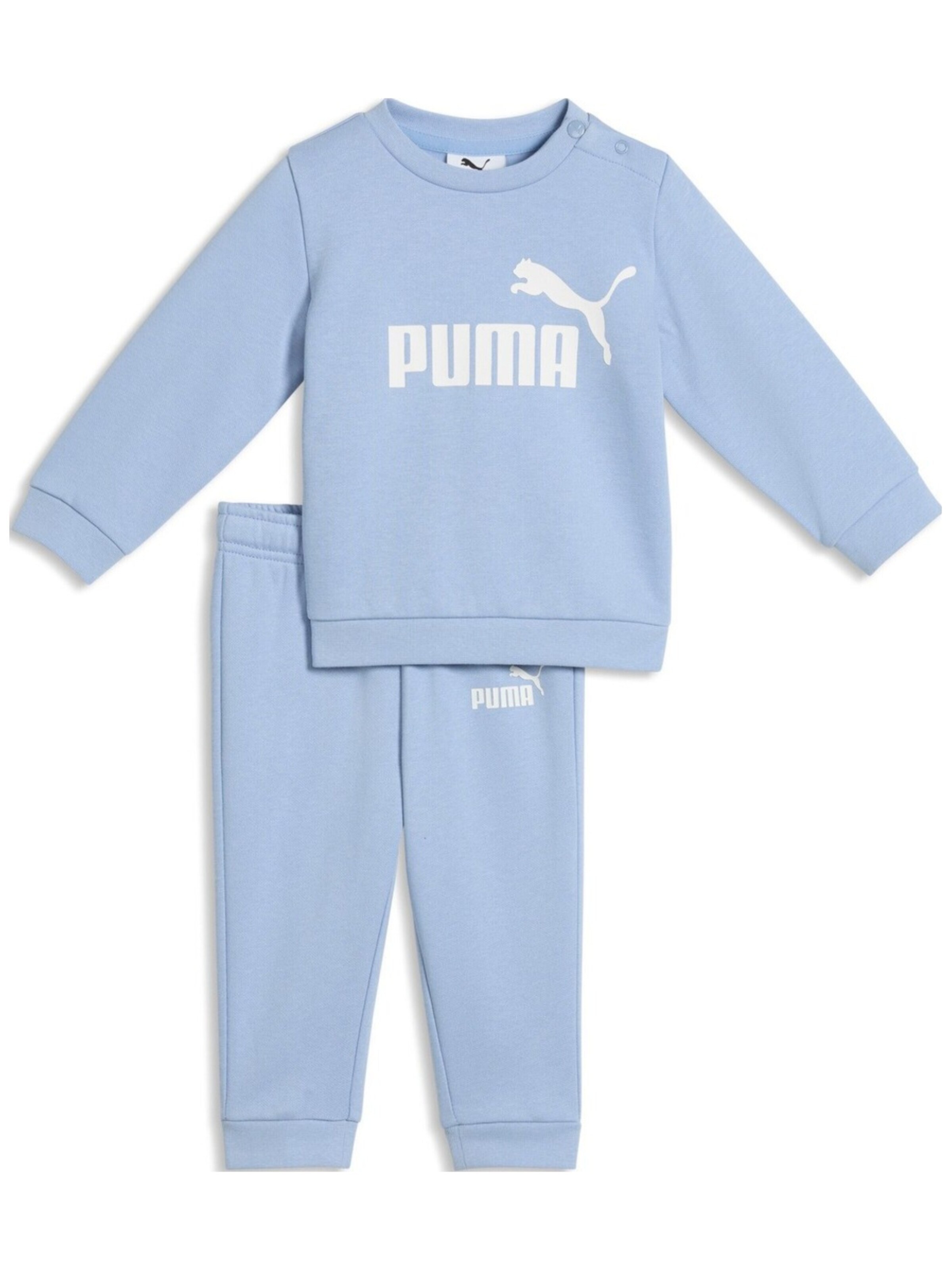 Giacca di felpa 'Puma Minicats Ess Crew Set Fl Inf' di PUMA in blu: frontale