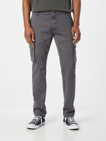 INDICODE JEANS Regular Cargo Jeans 'Albani' in Grey: front
