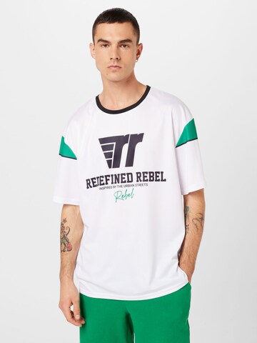 Maglietta 'Sack' di Redefined Rebel in bianco: frontale