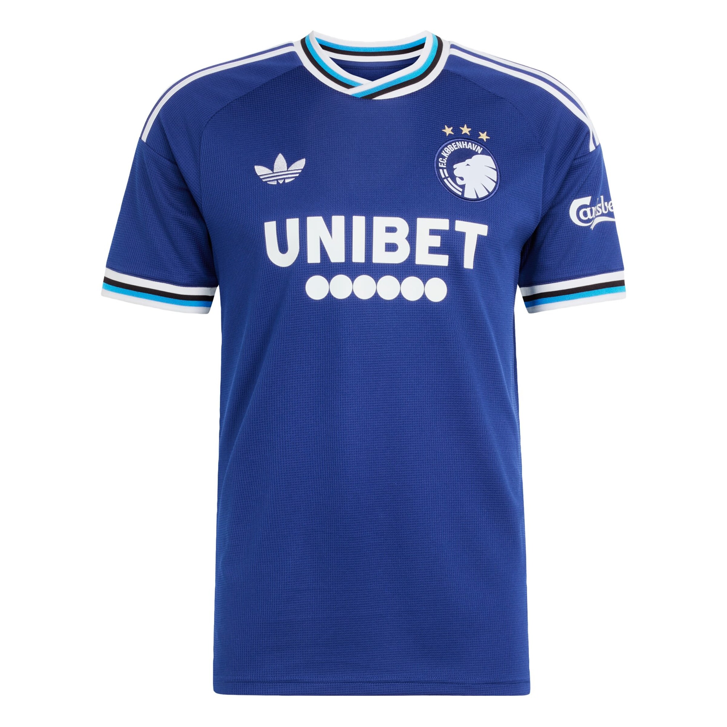 ADIDAS PERFORMANCE Camiseta de fútbol 'FC Kopenhagen 26/27' en XXS-XS en azul cobalto / azul oscuro / negro / blanco, Vista del producto