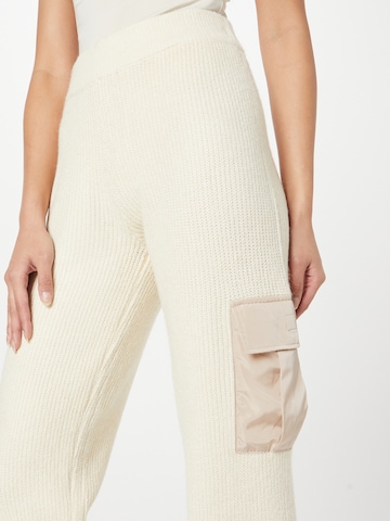 PIECES Tapered Trousers 'NAURA' in Beige