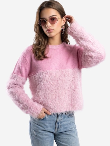 MixRay Sweater in Pink