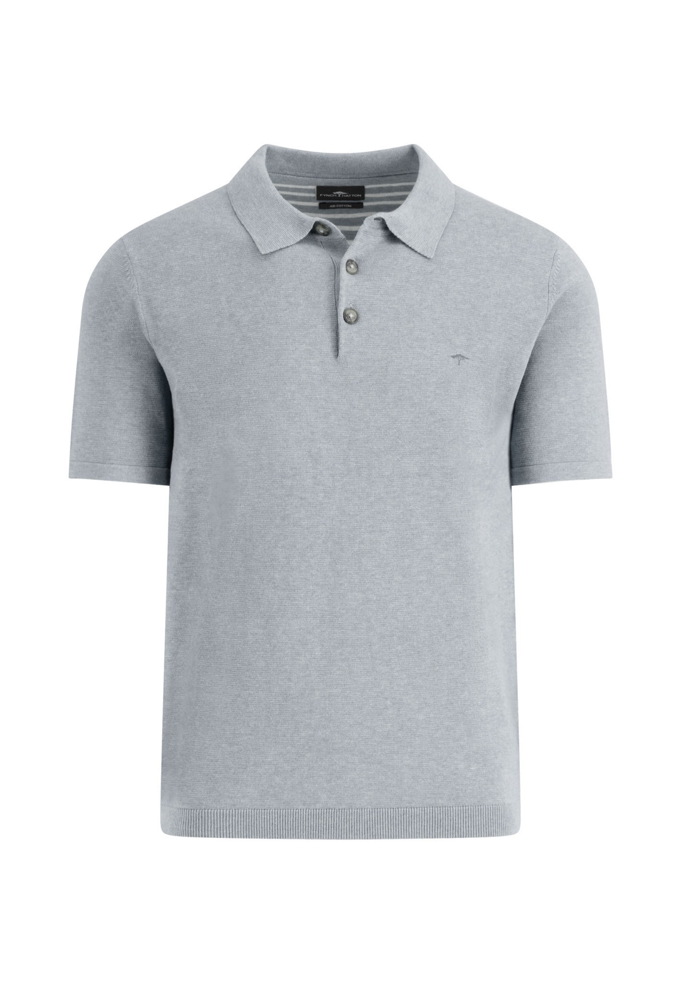 FYNCH-HATTON Poloshirt in Grau: Vorderseite