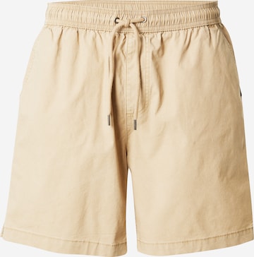 QUIKSILVER Sportnadrágok 'TAXERWS' - bézs: elől