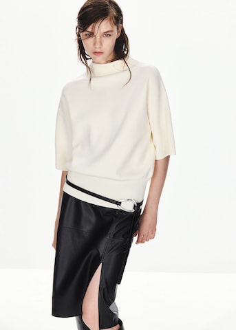Pullover 'COMET' di MANGO in beige: frontale