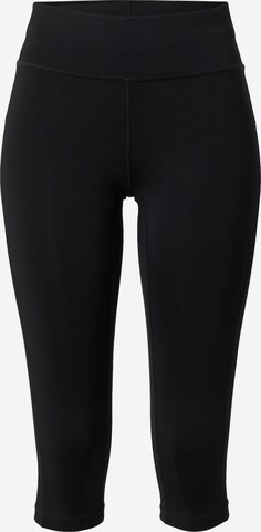 Casall Slim fit Workout Pants 'Essential' in Black: front