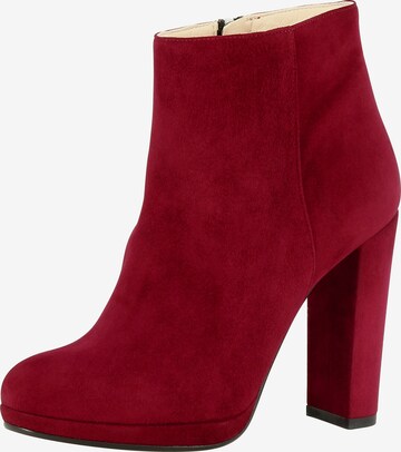 Bottines EVITA en rouge : devant