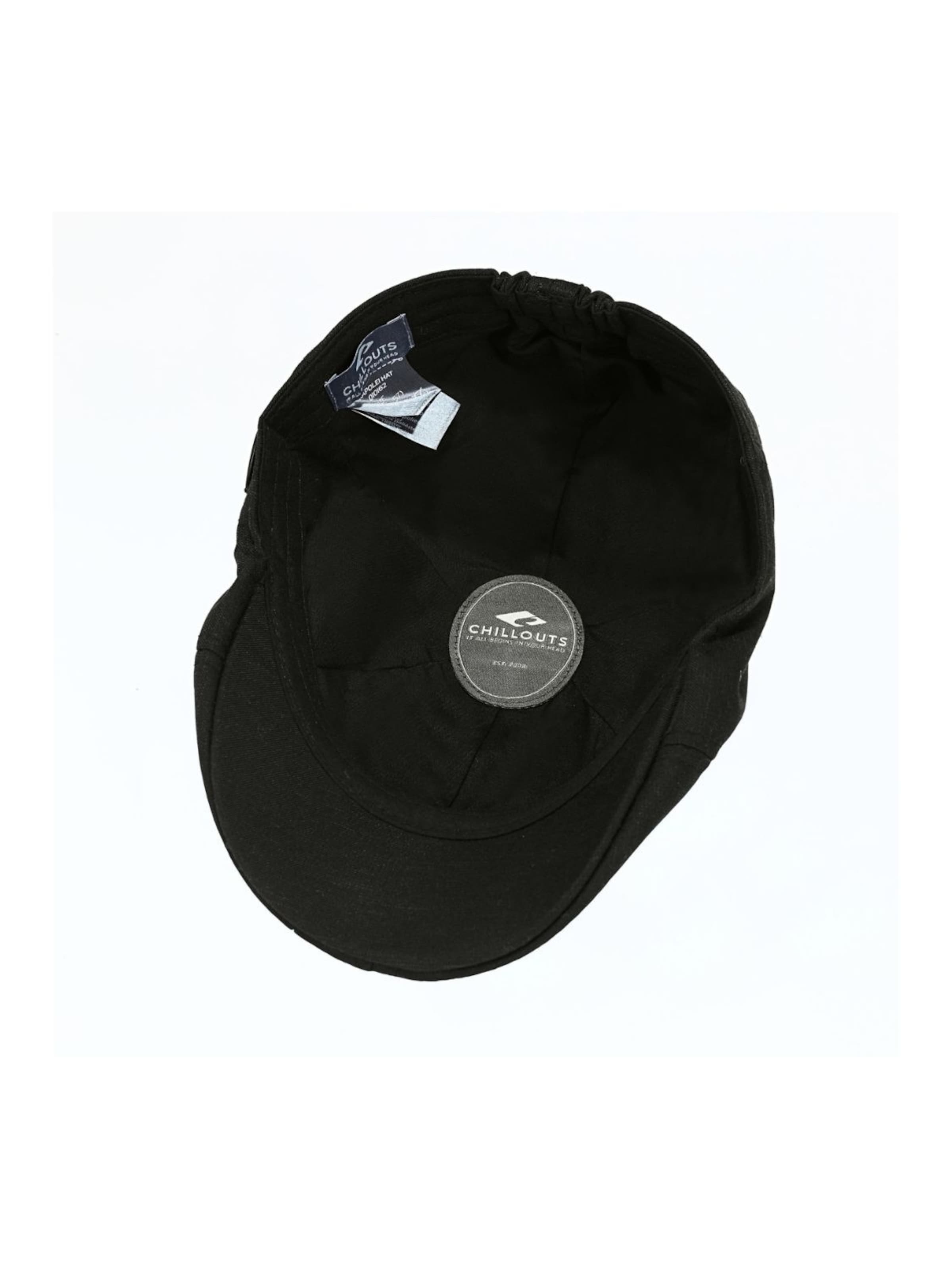 chillouts Cap 'Schiebermütze "Kapolei" (Flat Cap)' in Black