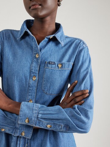 Rochie tip bluză de la Lee pe albastru