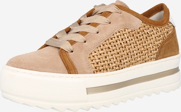 Sneaker bassa di GABOR in marrone: frontale