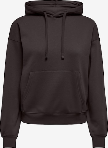 Sweat-shirt 'ONLBEST' ONLY en marron : devant