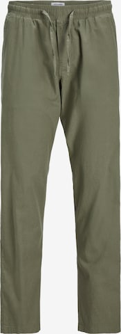 Pantalon à pince 'Kana Summer' JACK & JONES en vert : devant