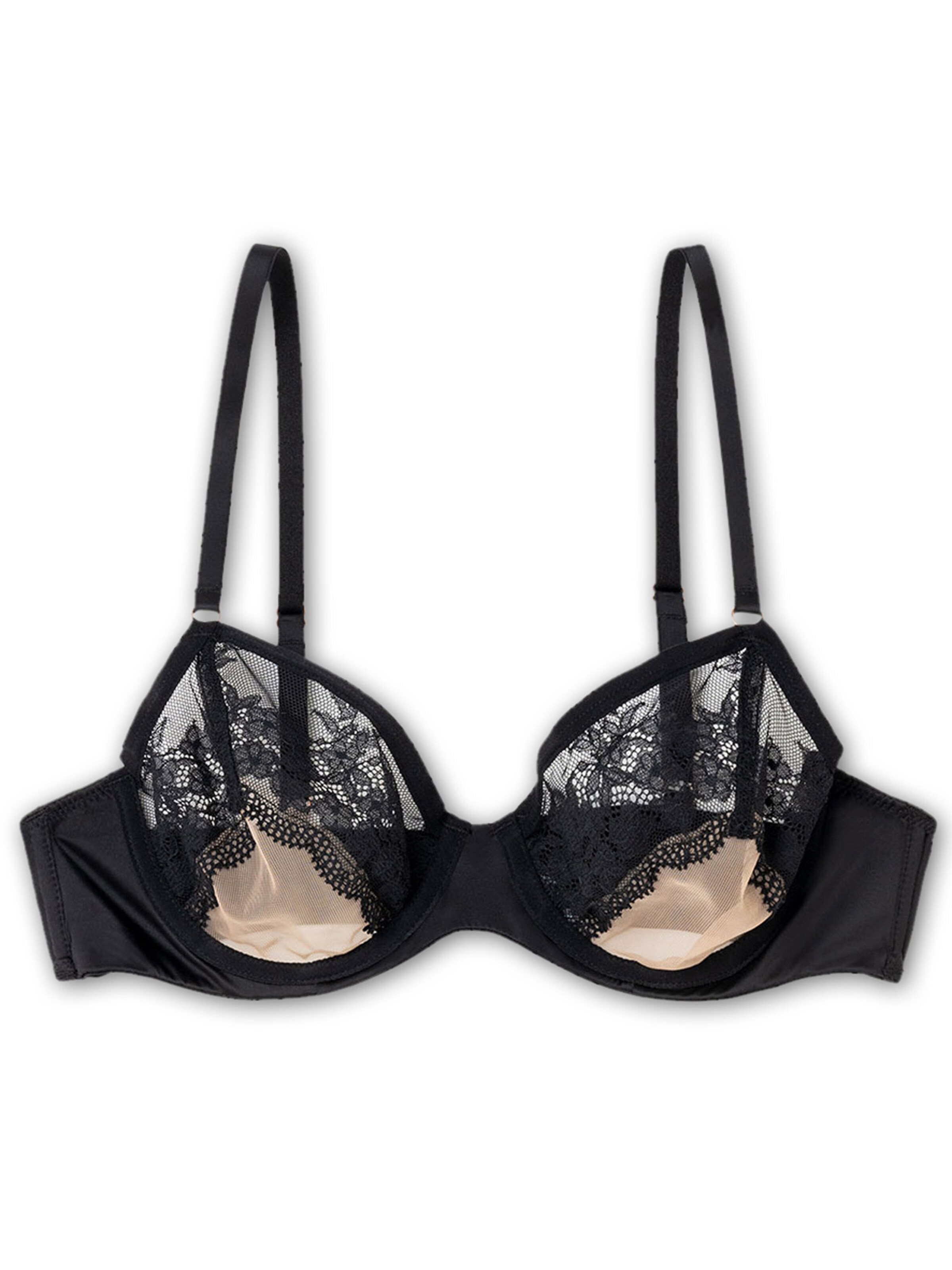 Gisela Balkonetová Podprsenka – černá: přední strana