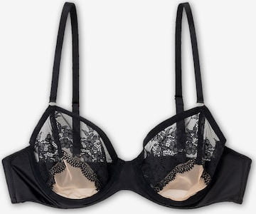 Gisela Balconette Rintaliivi värissä musta: etupuoli