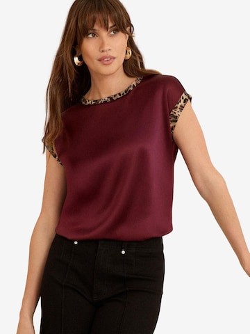 love & roses Shirt in Red: front