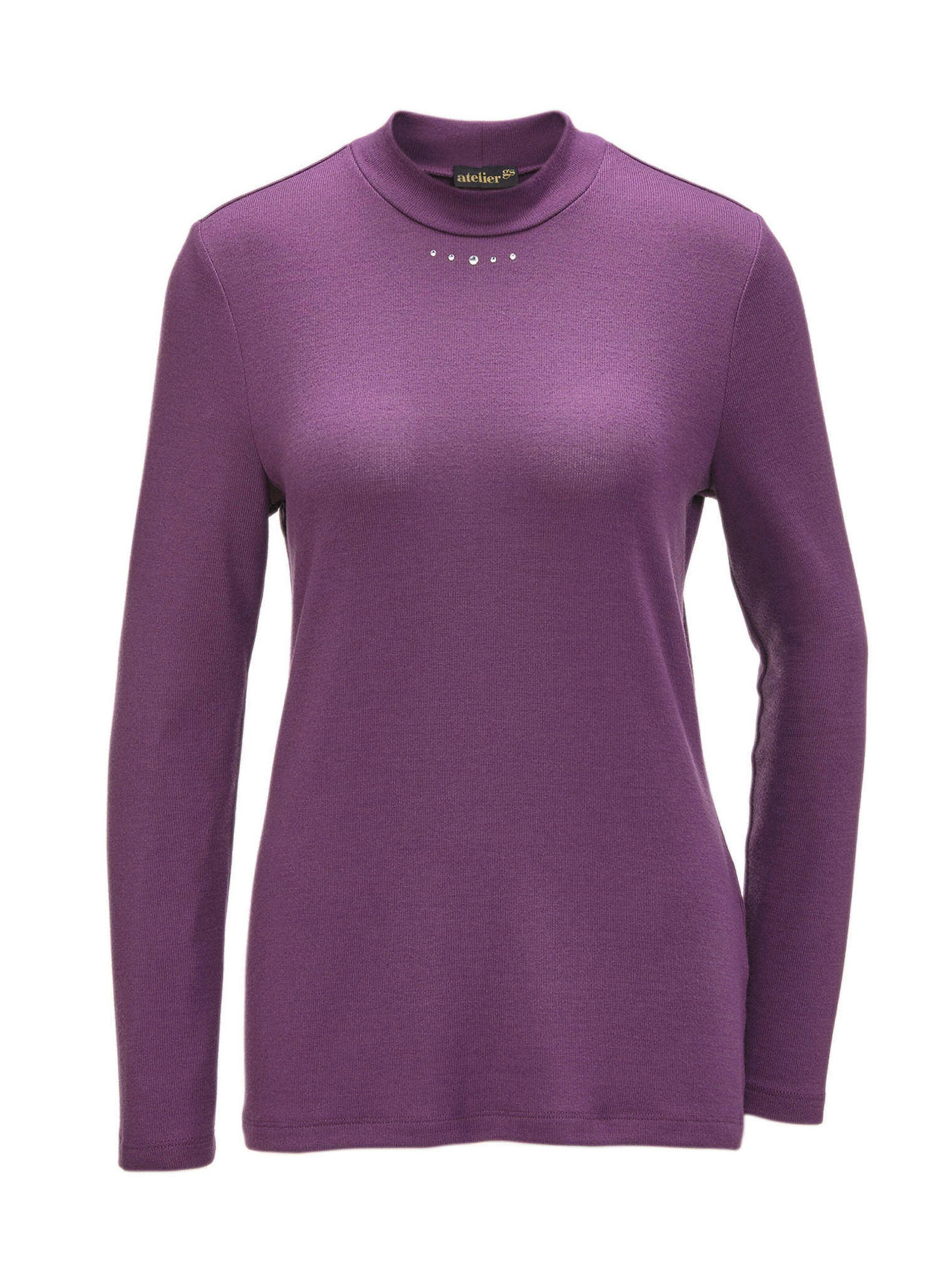 Goldner Shirt in Lila: voorkant