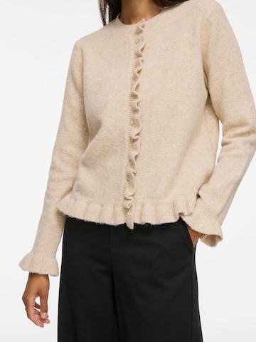 VILA Gebreid vest 'VIJacia' in Beige