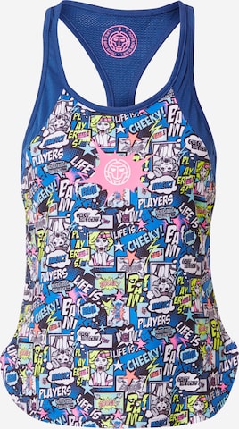 BIDI BADU Sports Top 'Aluna Tech' in Blue: front