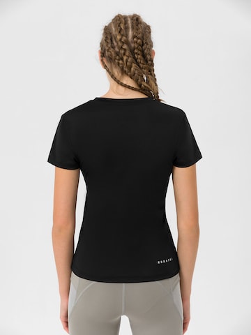MOROTAI Shirt 'BRAND BASIC' in Schwarz