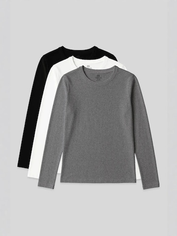 T-shirt Tommy Life en gris : devant