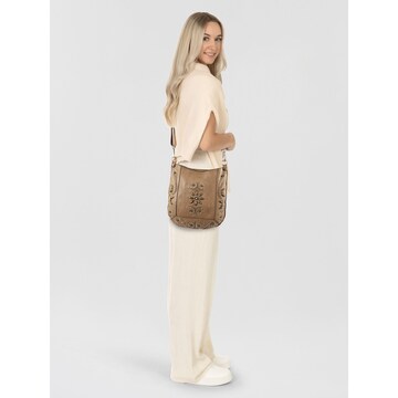 Sac à bandoulière 'Nora' Campomaggi en marron : devant