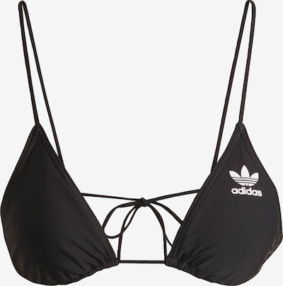 ADIDAS ORIGINALS Bikini top 'Adicolor Triangle' in Black / White, Item view