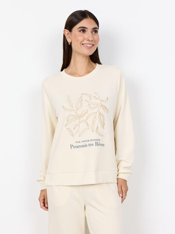 Soyaconcept Sweater 'SC-Banu 317 Cream sweater' in White: front