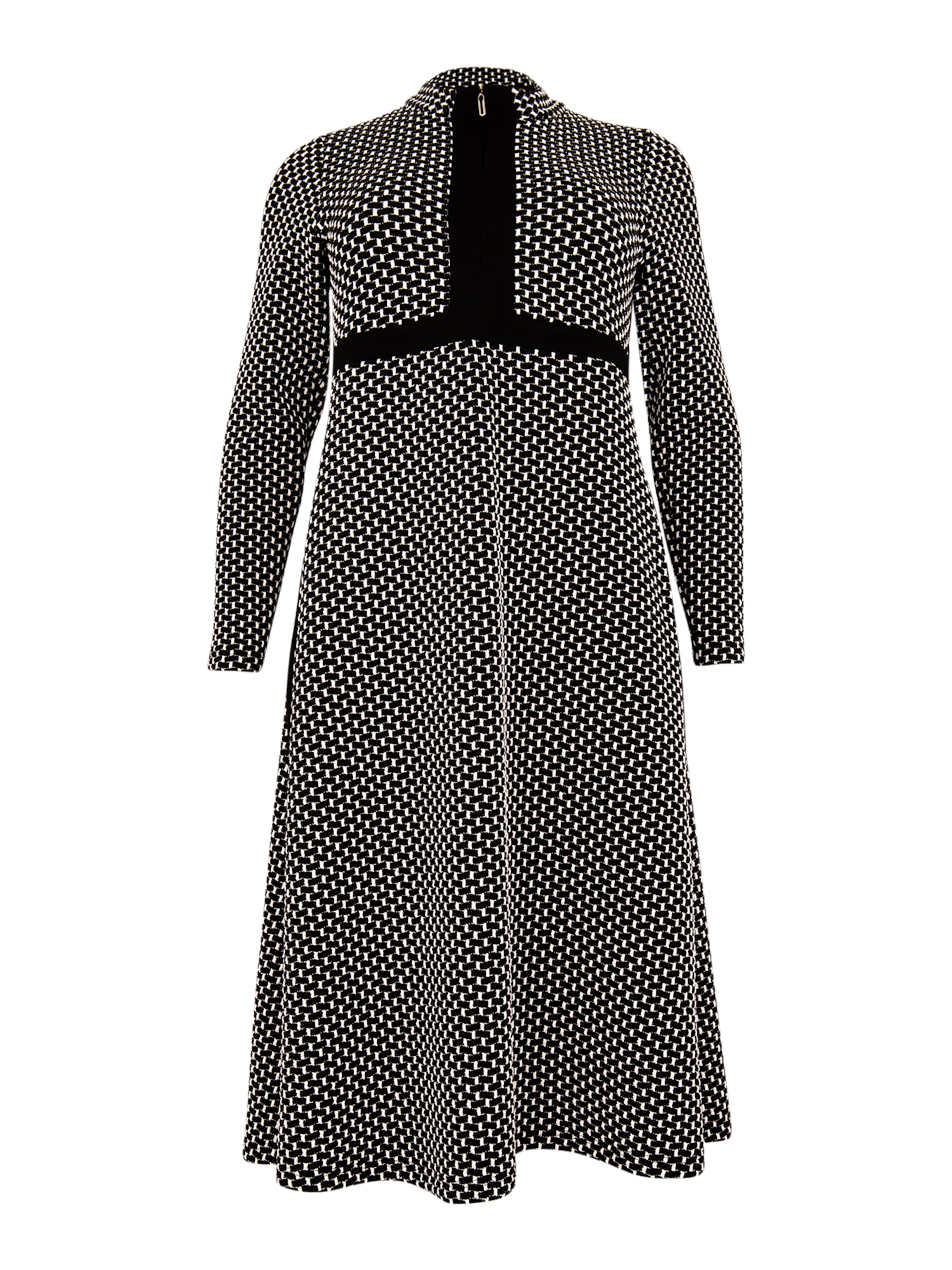 YOEK Jurk in Zilver: voorkant